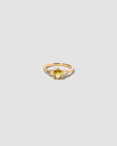 Sunburst Ring on light color background.