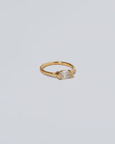 View from the side of the De Coté Ring on light color background.