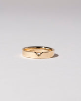 Triangle Notch Band - 5mm on light color background.
