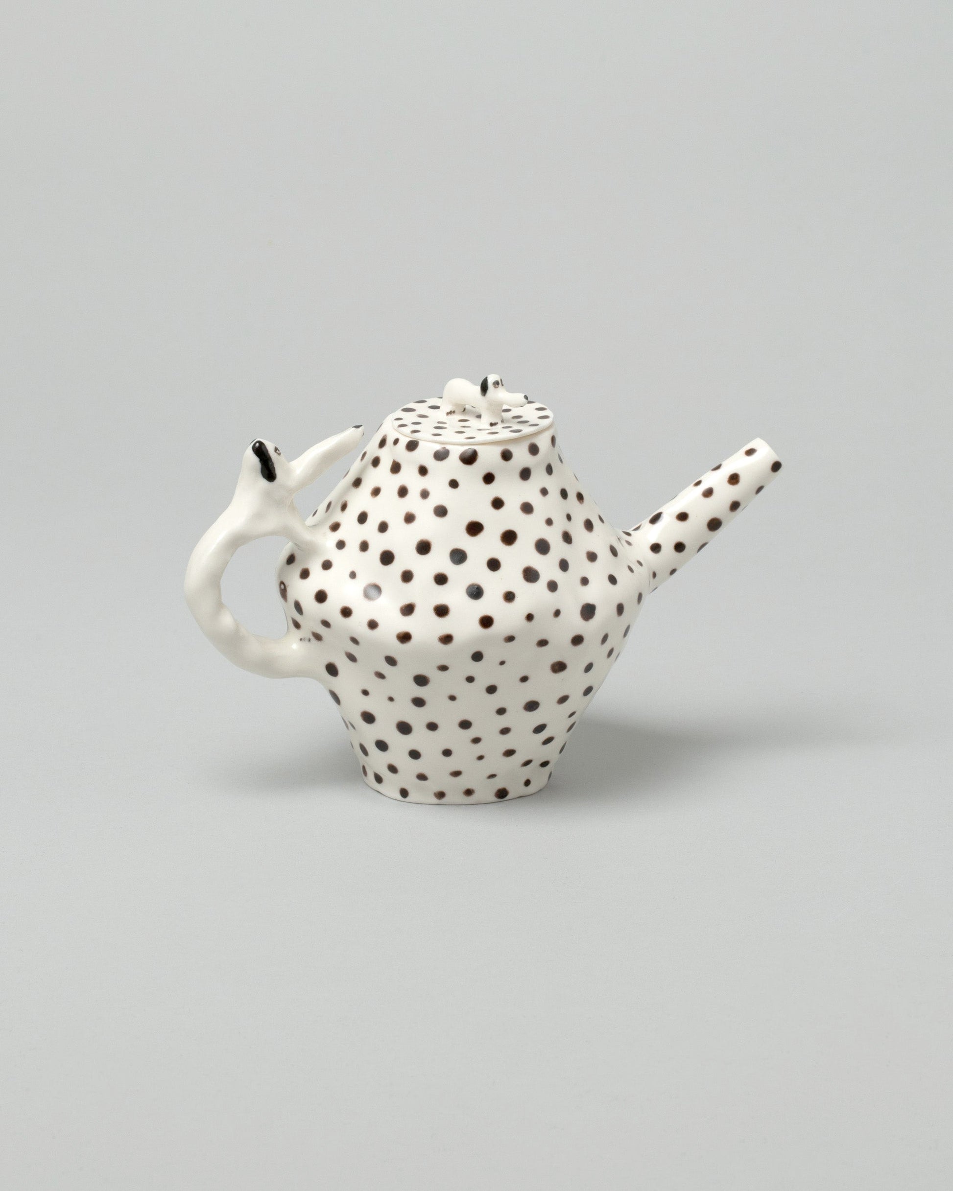 Eleonor Boström Spotty Coffee Pot Dogs on light color background.