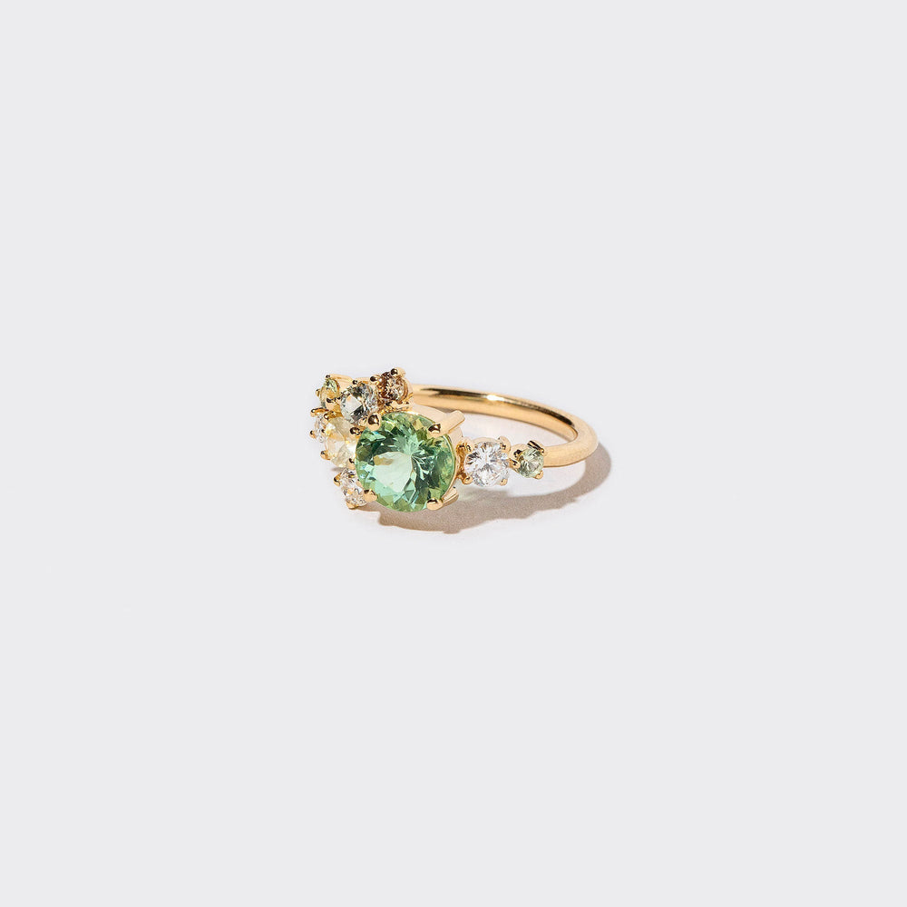 product_details::Vega Ring - Tourmaline on light colored background.