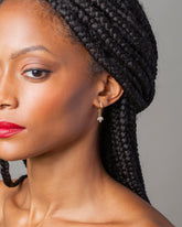 Button Mushroom Charm on model.