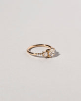 Orion Ring - White Diamond on light color background.