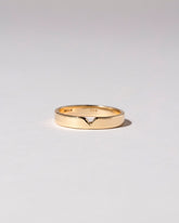 Triangle Notch Band - 3mm on light color background.