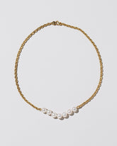 Peals of Wisdom Necklace Large flat on light background