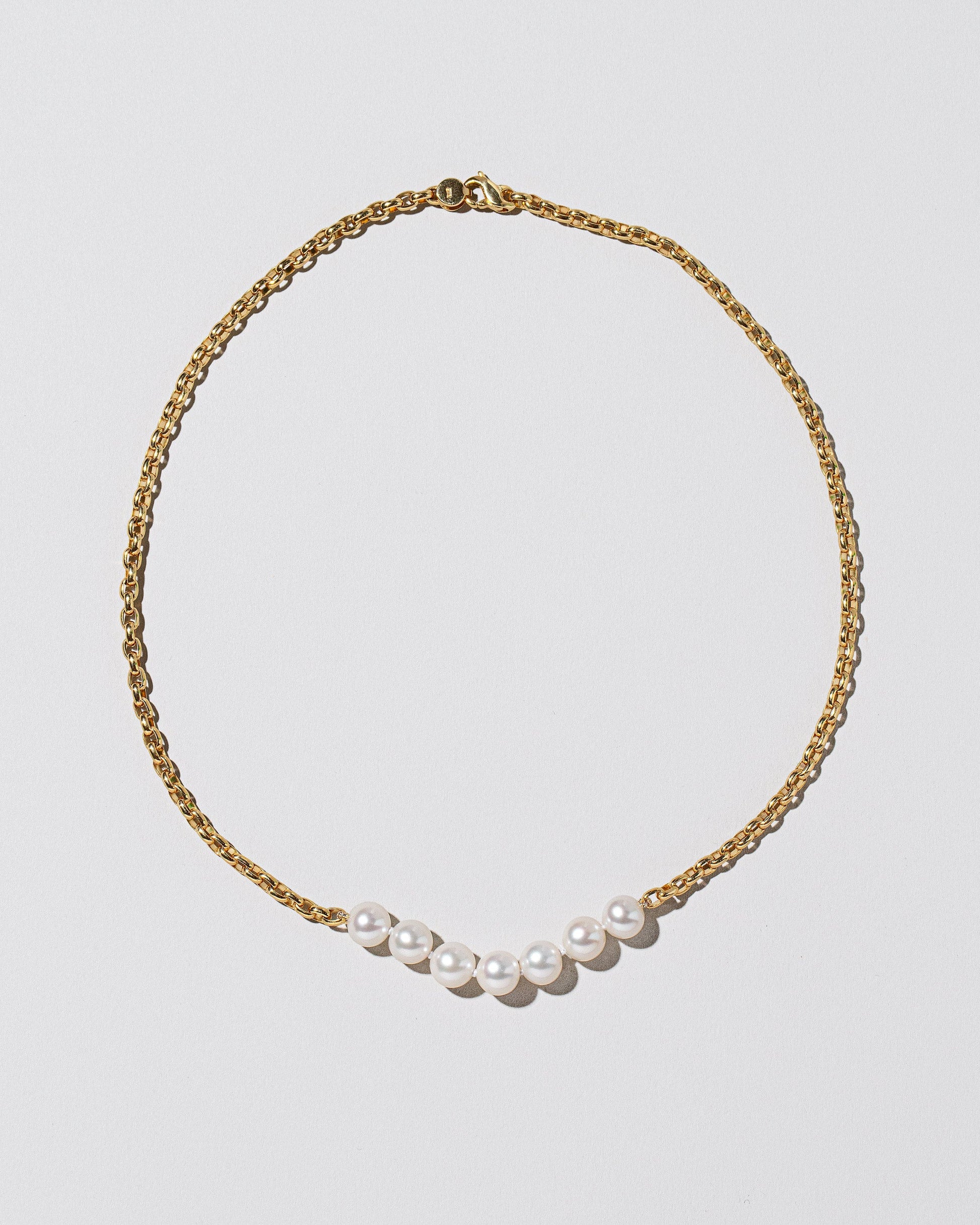 Peals of Wisdom Necklace Large flat on light background