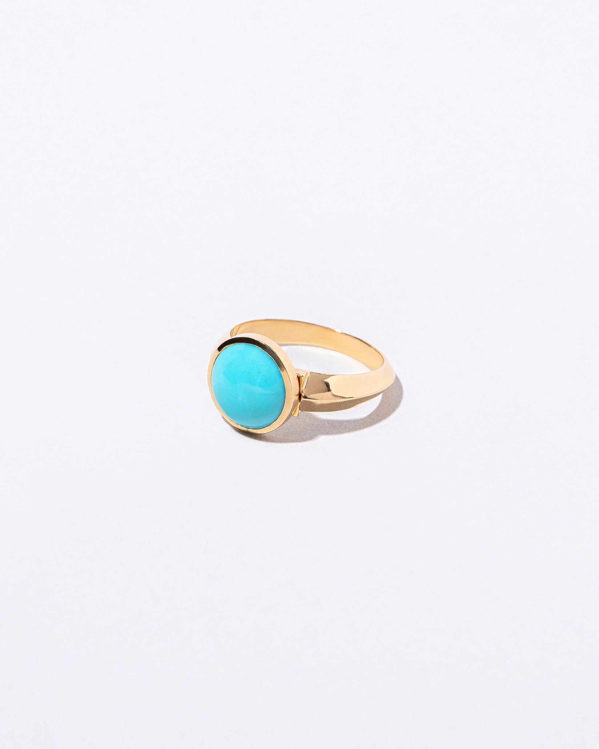 Secret Ring set turquoise on light color background.