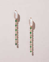 Wisdom Earrings - Final Sale on light color background.