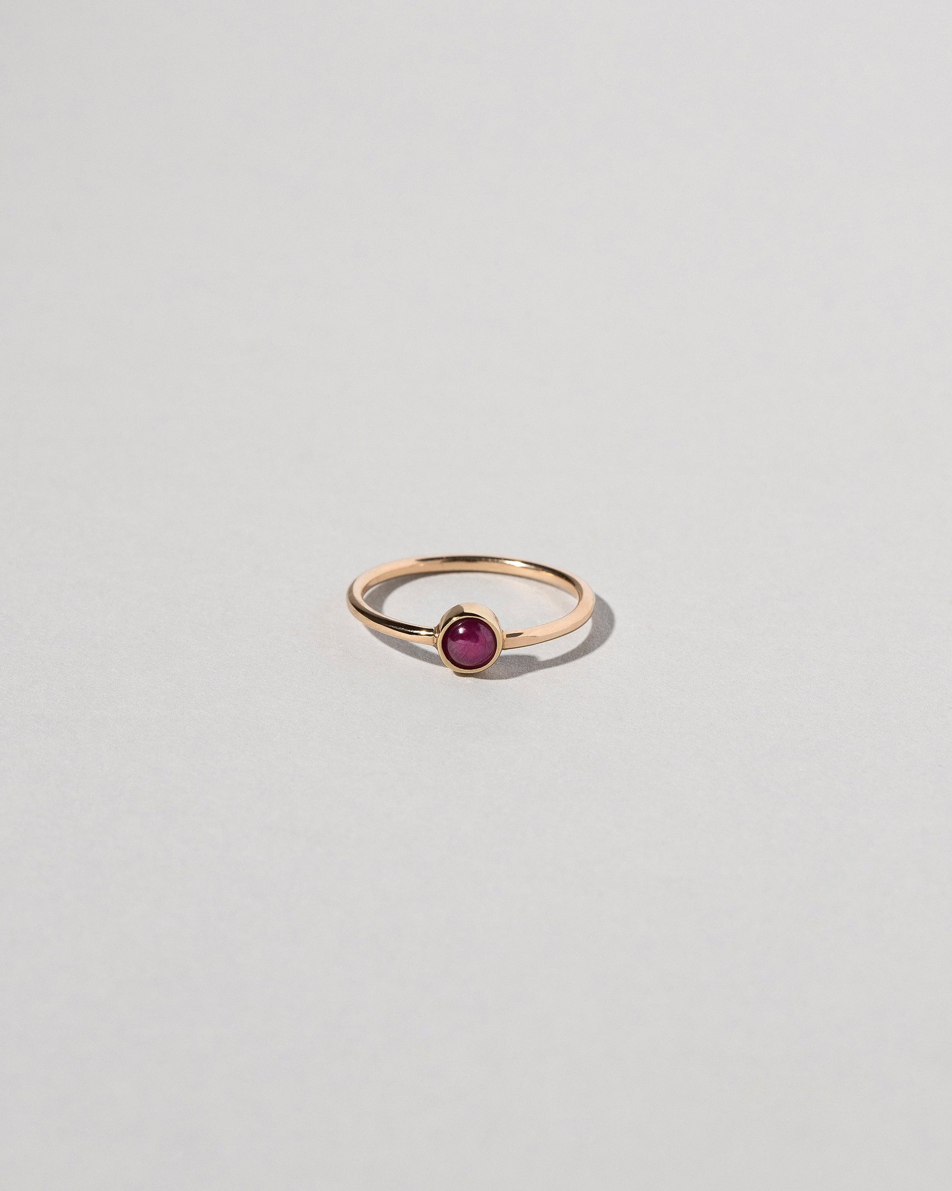  Birthstone Ring on light color background.