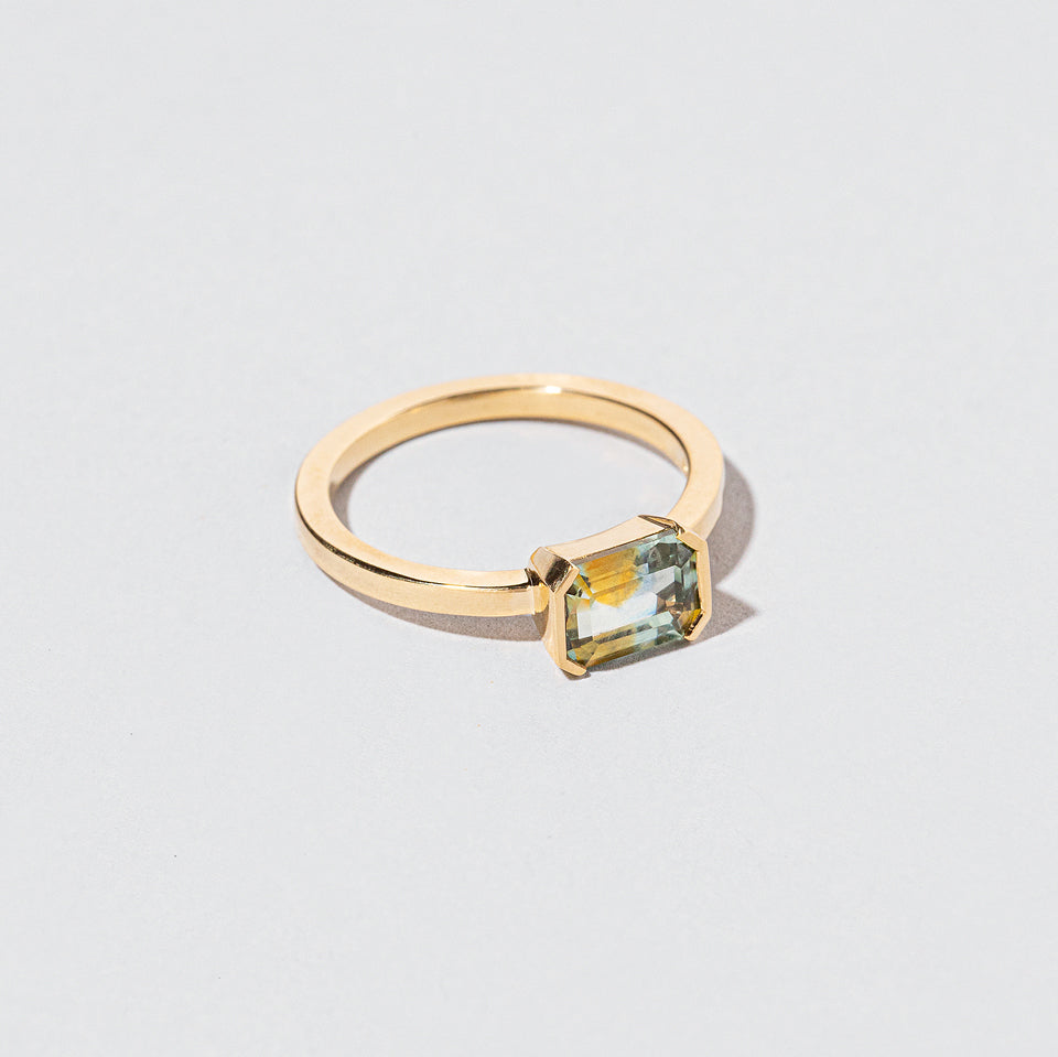 product_details::Closeup details of the Gulf Ring on light color background.