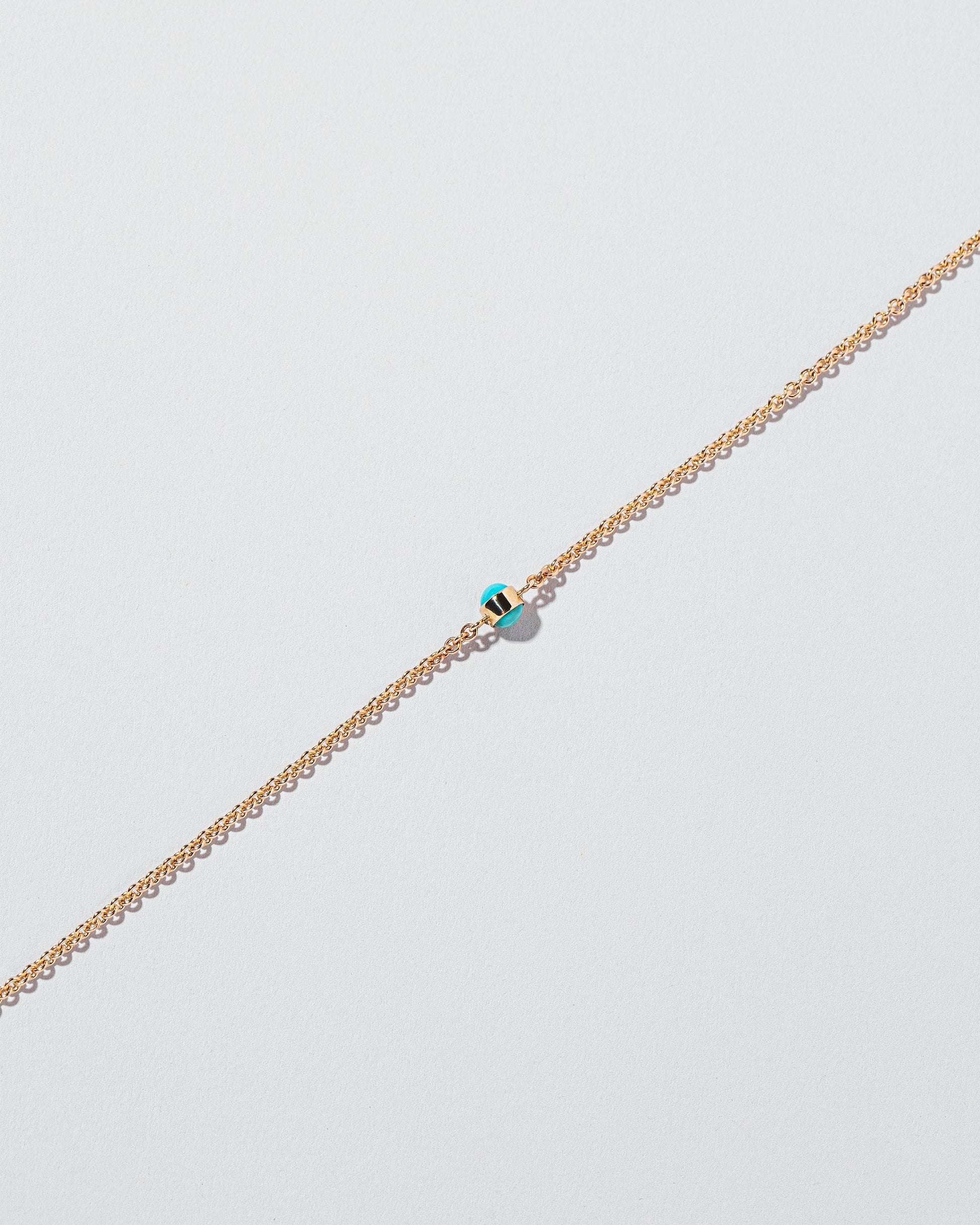  Birthstone Bracelet - One Bezel on light color background.