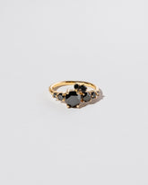 Luna Ring - All Black Diamond on light color background
