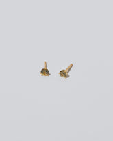 Product photo of Martini Stud Earrings - Yellow Sapphire on light color background