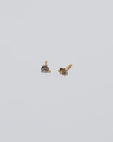 Product photo of Martini Stud Earrings - Orange & Purple Sapphire on light color background