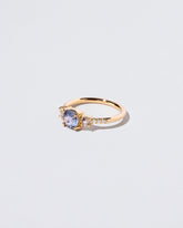 Orion Ring - Purple Sapphire on light color background.