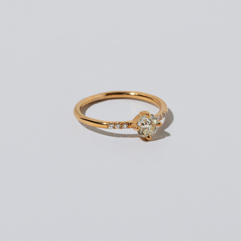product_details::Compass Rose Ring on light colored background.