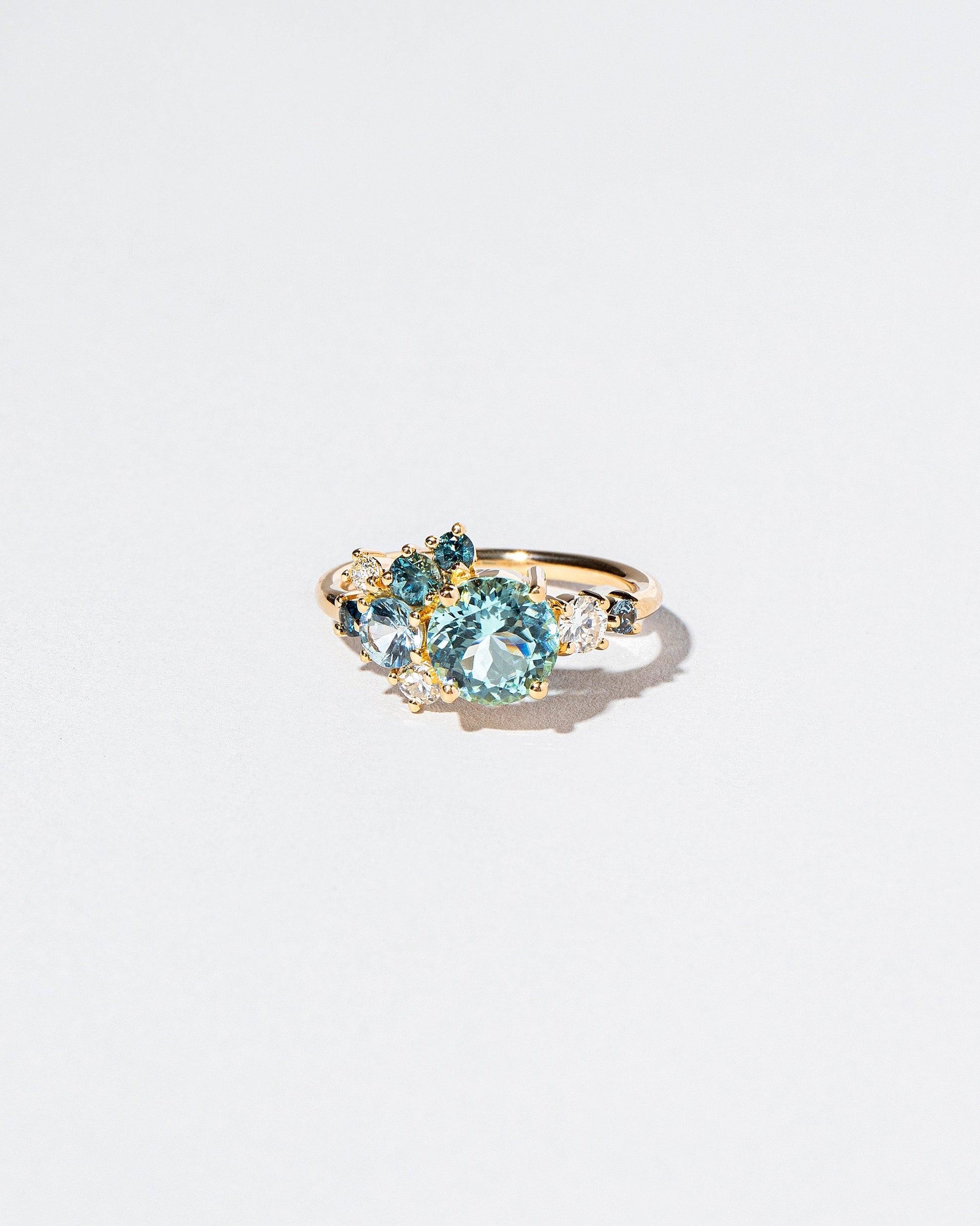 Vega Ring - Tourmaline on light color background.