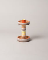 Mazzotti 1903 Futurist Candle Holder on light color background.