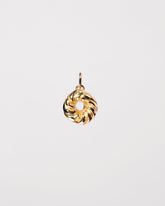 French Cruller Charm on light color background.