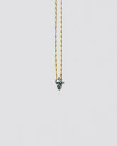 Be Mine Necklace on light color background.