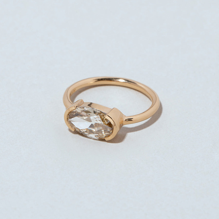 product_details::Closeup details of the Acre Ring on light color background.