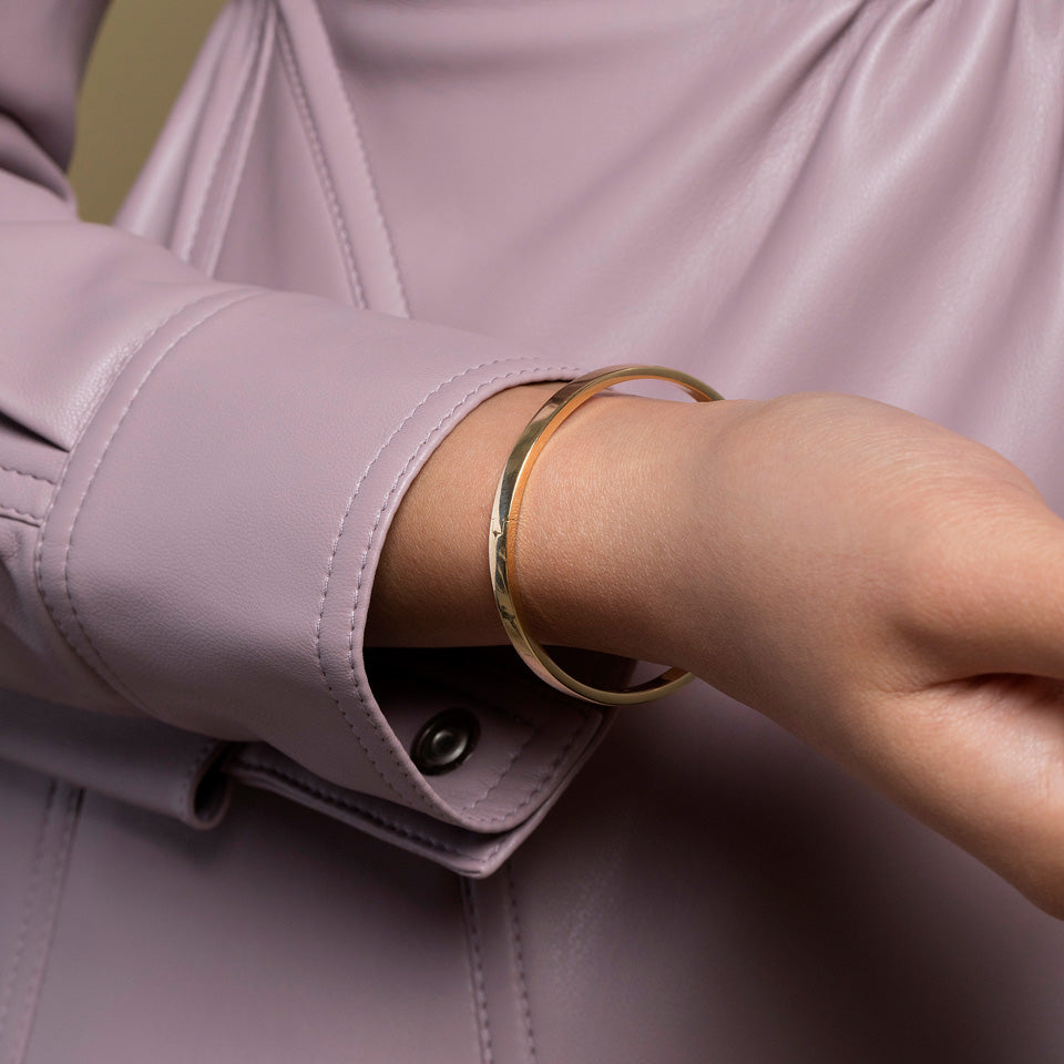 product_details::Loop Bracelet on model.