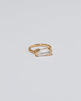 View from the side of the Relevé Ring on light color background.