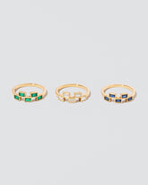 Brick Rings on light color background.