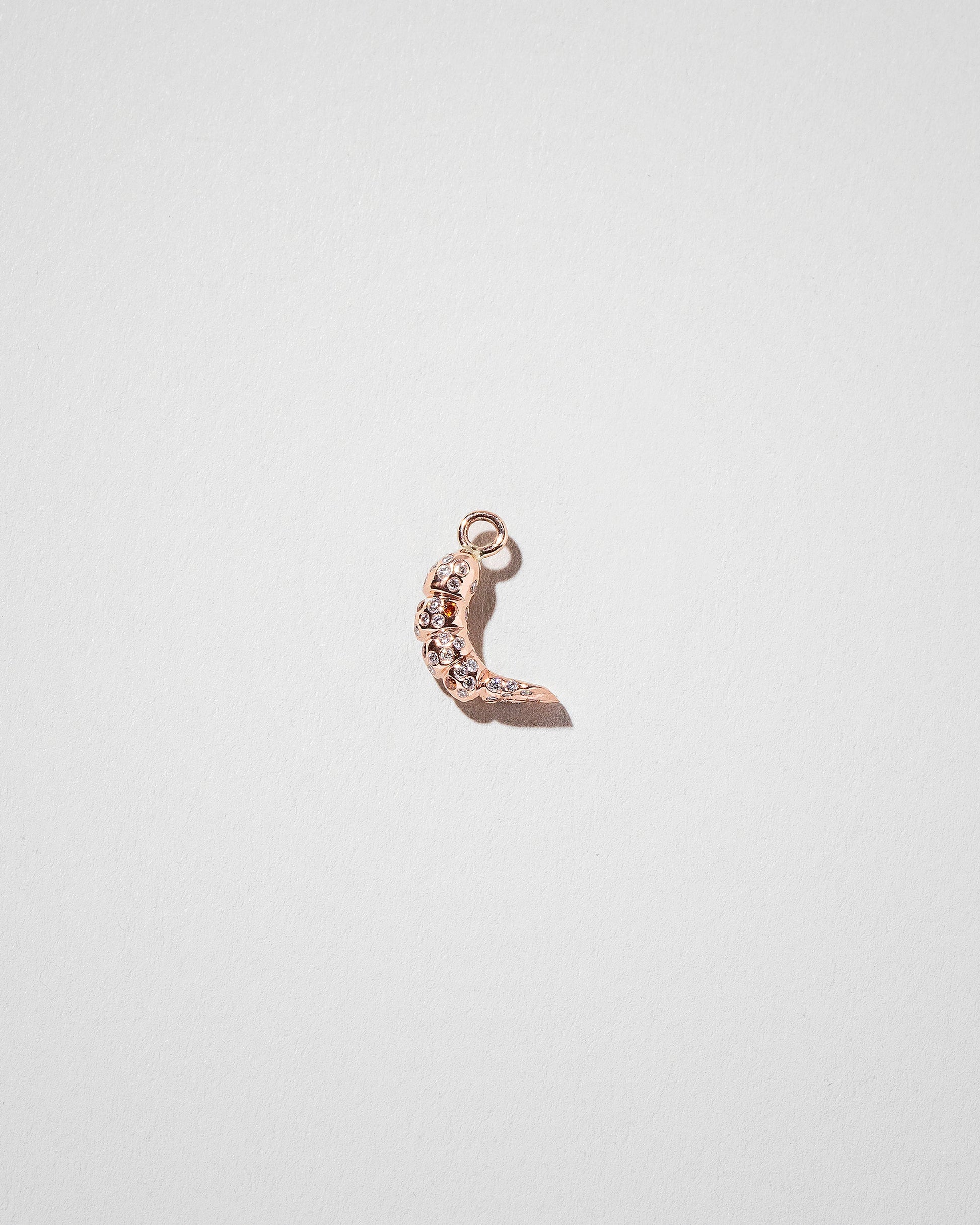 Shrimp Cocktail Charm on light color background.