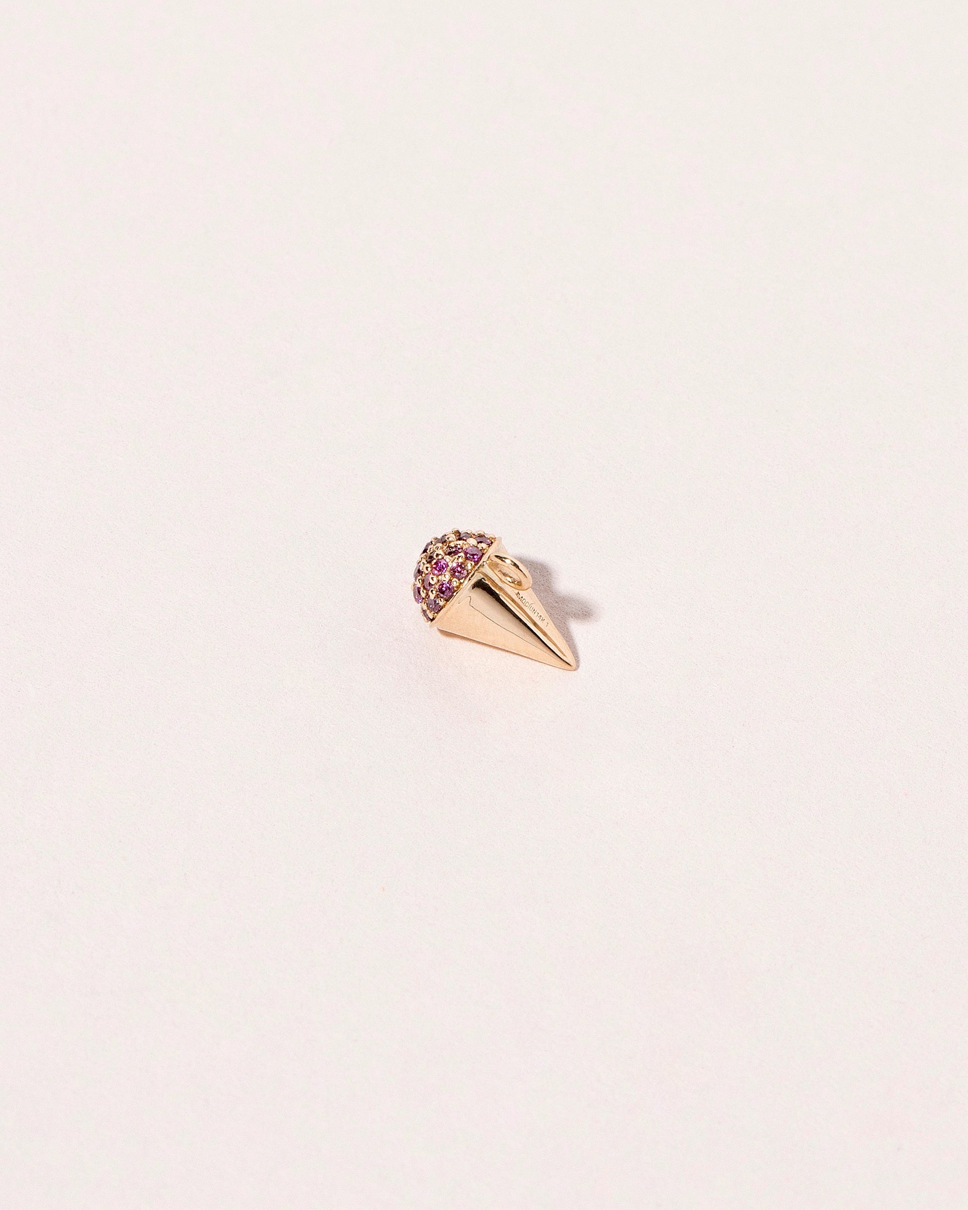 Sno Cone Charm - Blueberry Lemon & Grapes on light color background.