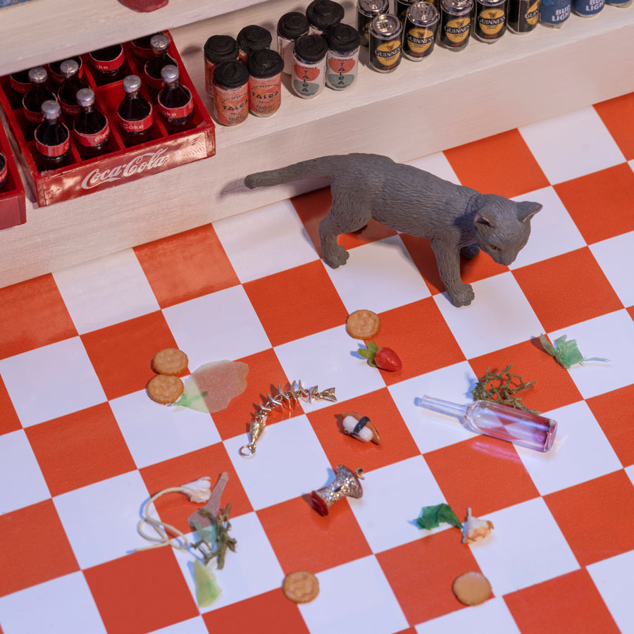 product_details::Editorial photo of Fine Foods Minimarket miniature set 