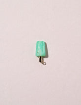 Popsicle Charm - Lime on light color background.