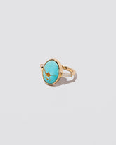 View from the side of the Life-Giver Ring on light color background.