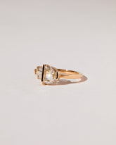 Heaven & Earth Ring on light color background.