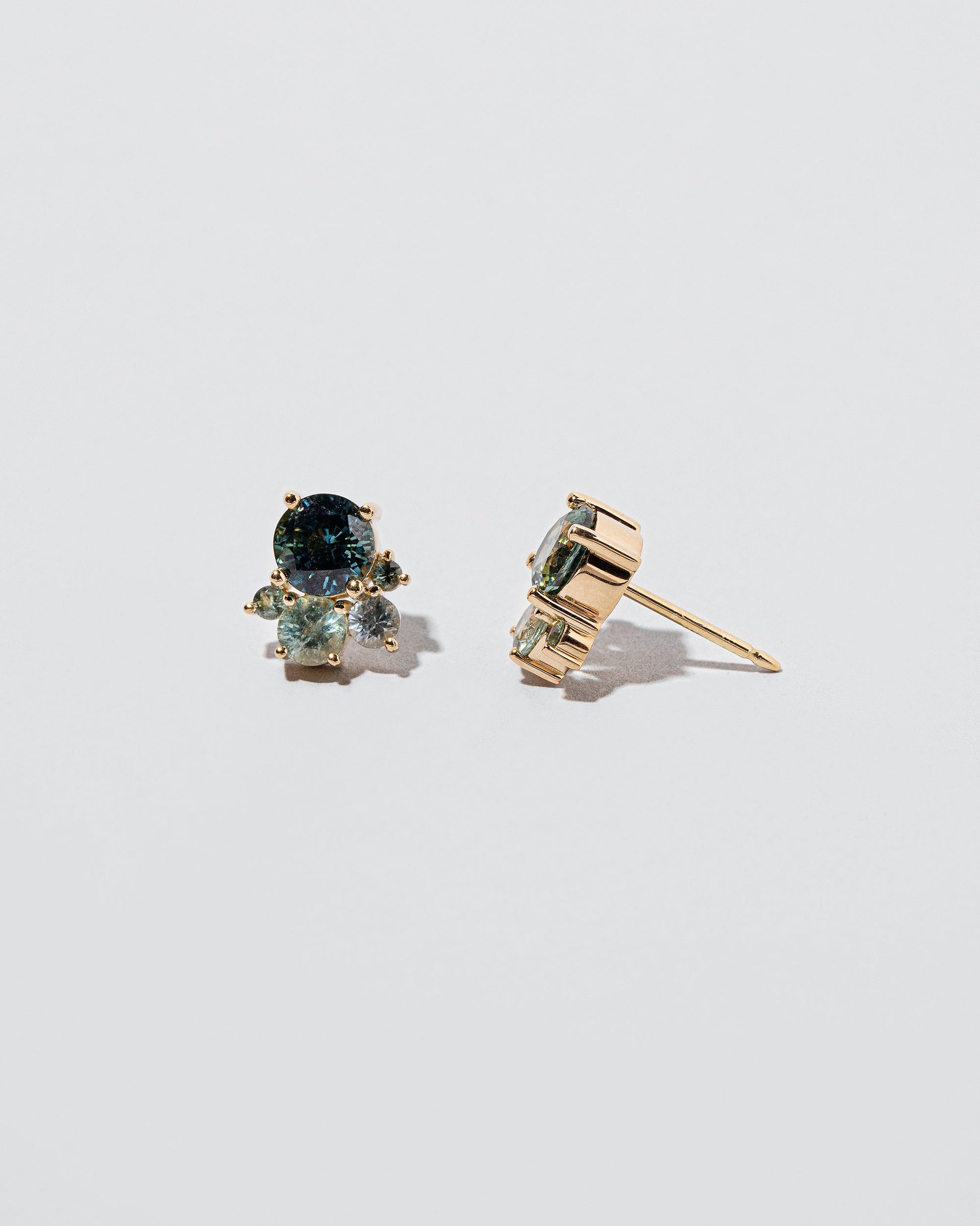 Aerial Earrings on light color background.