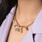 product_details::Fine Foods Charms on model.