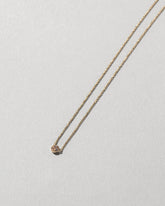 Circle Necklace on light color background.