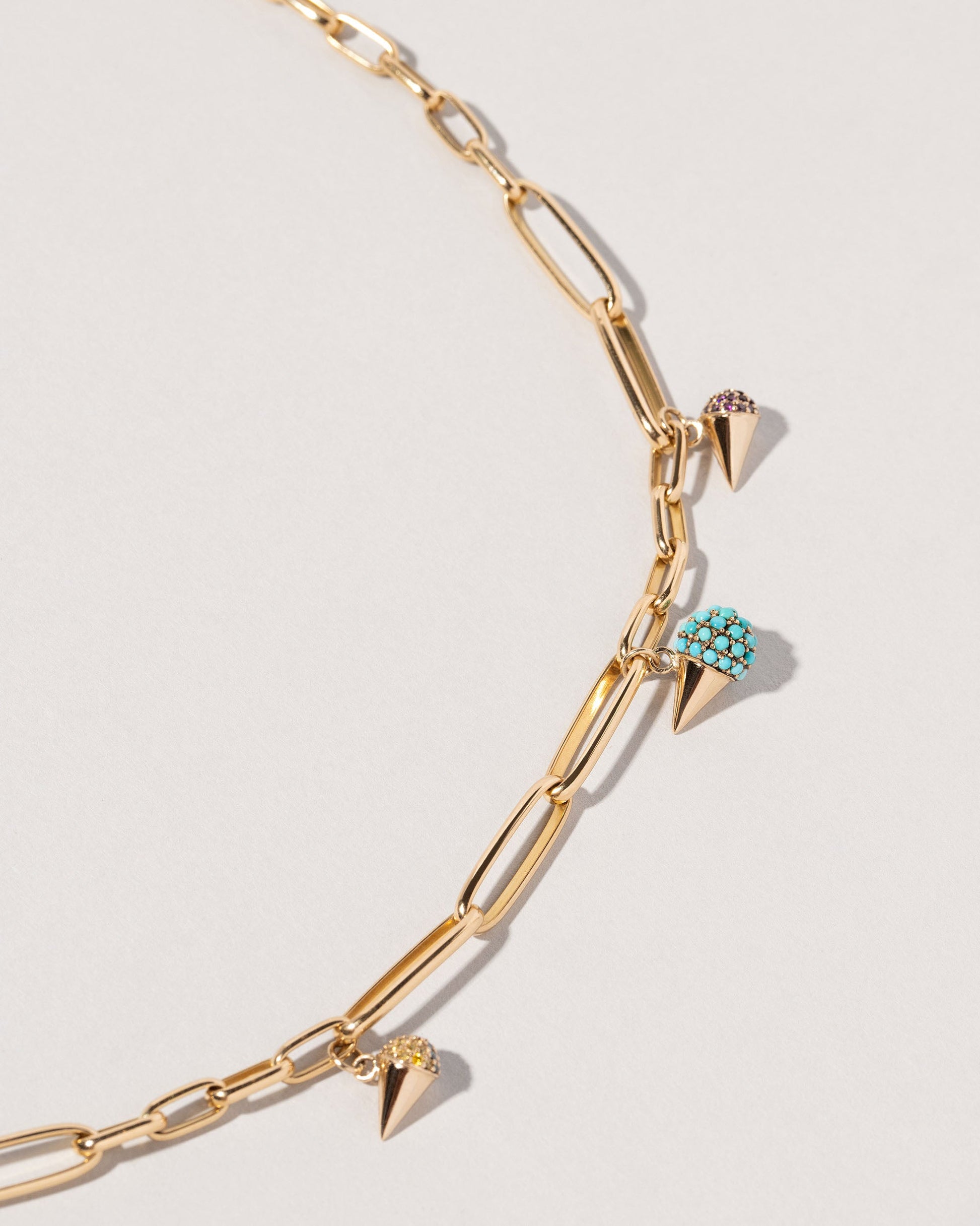 Sno Cone Charm - Blueberry Lemon & Grapes on light color background.