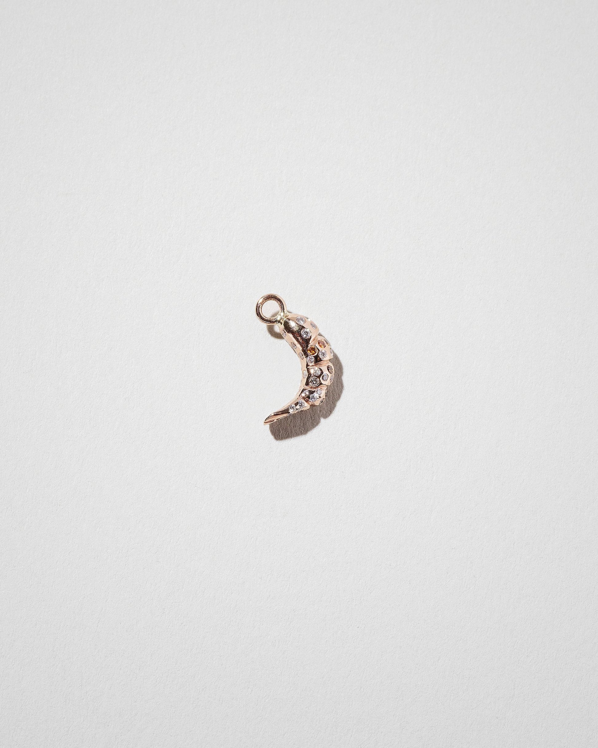 Shrimp Cocktail Charm on light color background.