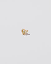 Spiral Earring Single Stud on light colored background.