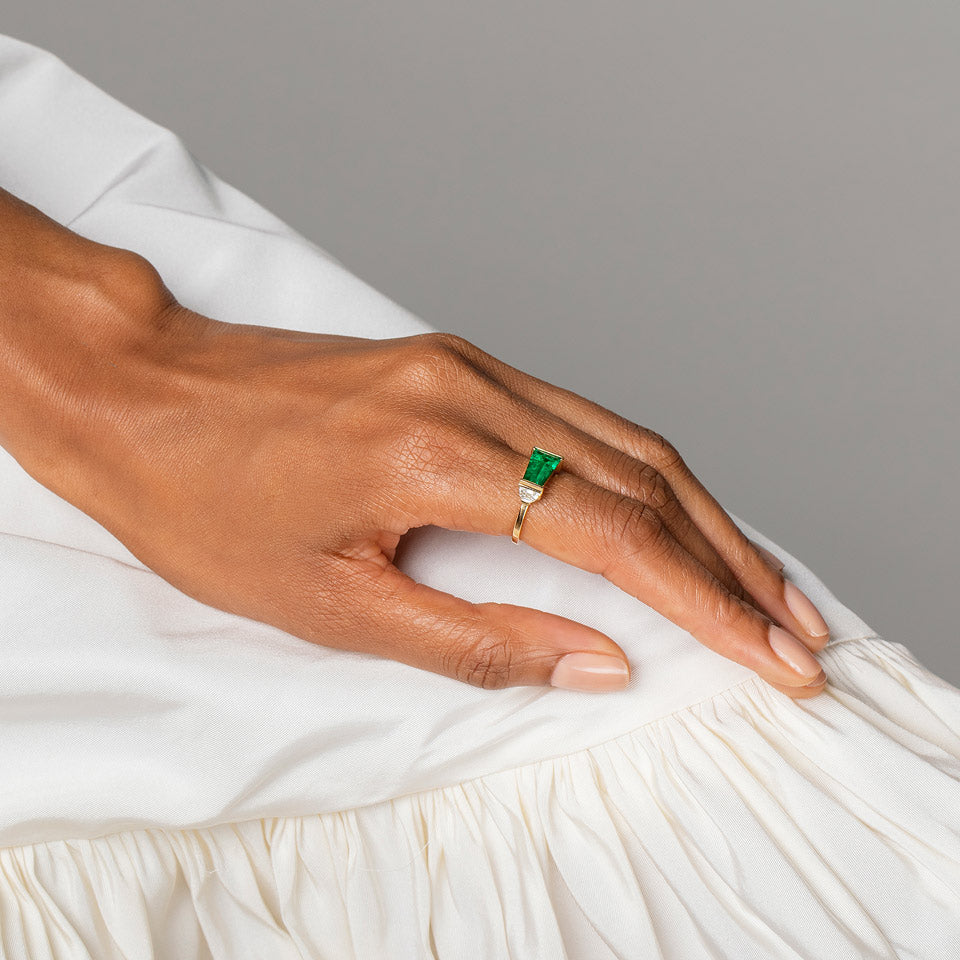 product_details::Open Heart Ring on model.