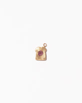  Toast Charm - with Jelly on light color background.