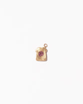 Toast Charm - with Jelly on light color background.