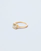 View from the side of the Ichor Ring on light color background.