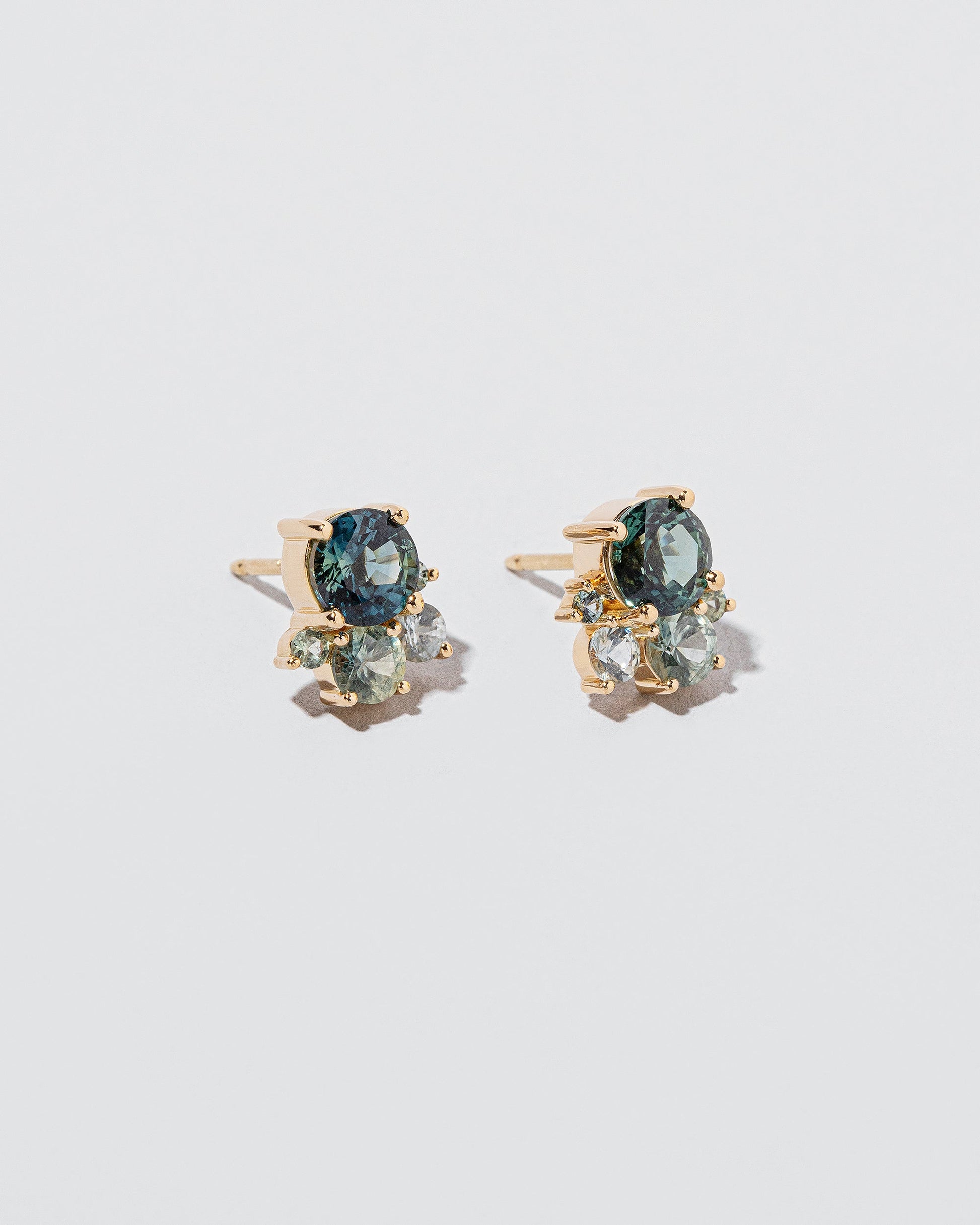 Aerial Earrings on light color background.