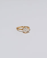 View from the side of the Sauté Ring on light color background.