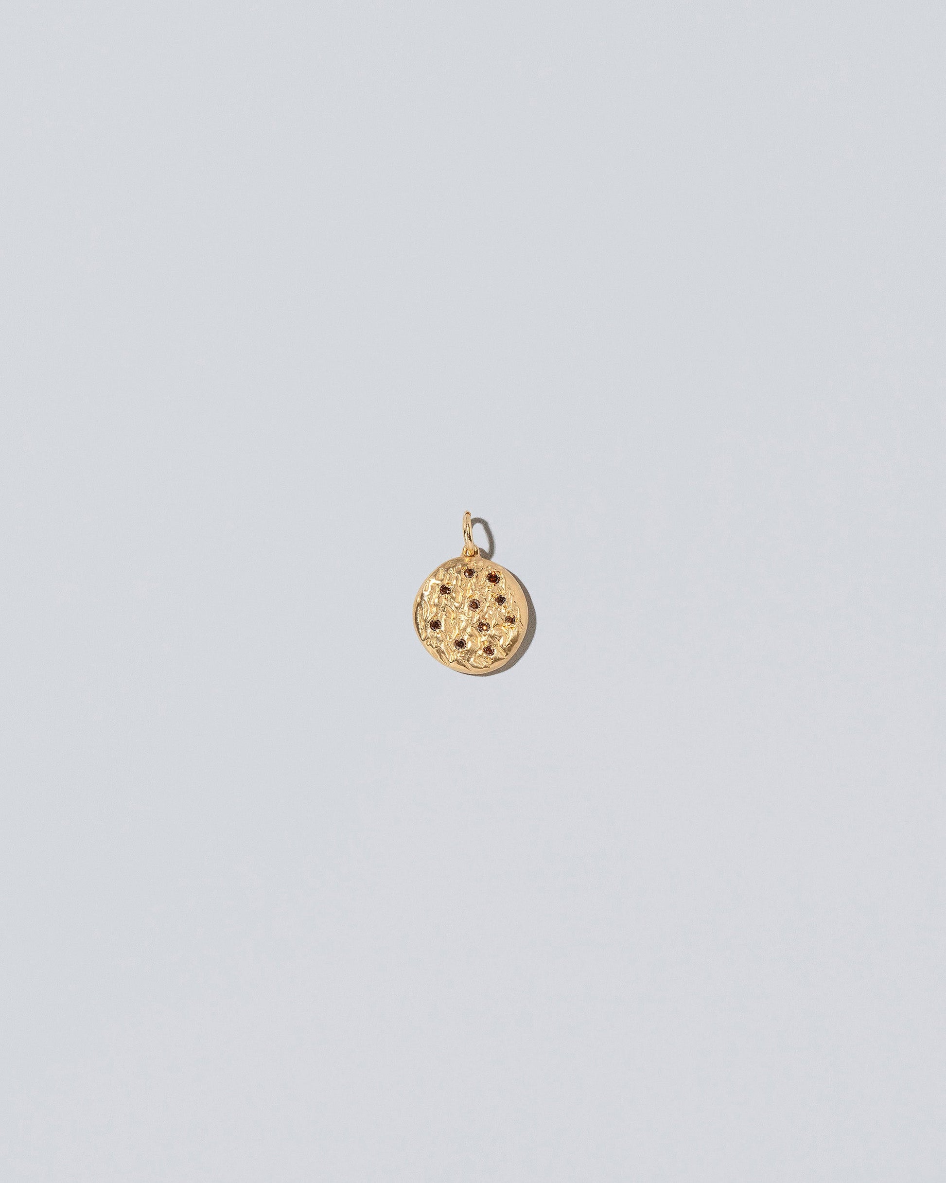 Chocolate Chip Cookie Charm on light color background.