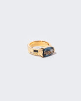 Eternal Cycle Ring on light color background.