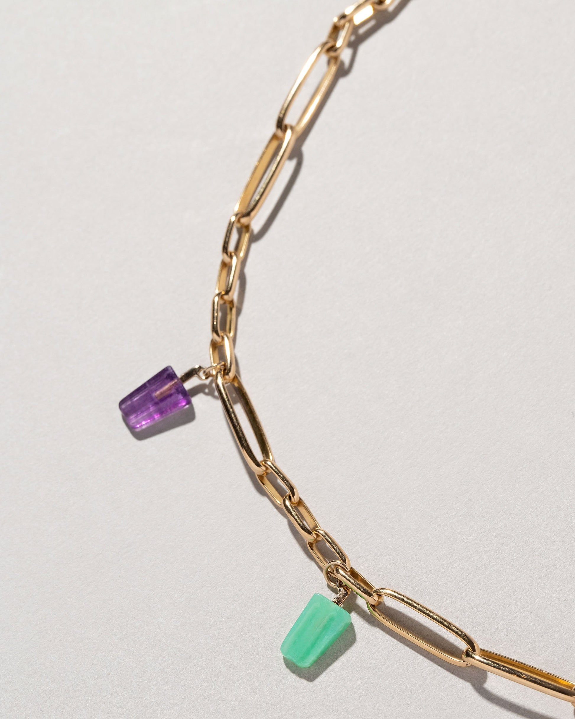 Popsicle Charm - Lime on light color background.