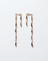Night Garden Earrings on light color background.